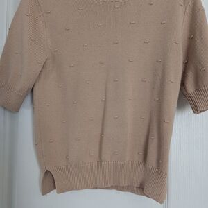 Roolee Beige Knit Sweater